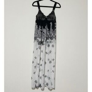 In Bloom by Jonquil black white lace romantic babydoll slip chemise Lingerie  SP